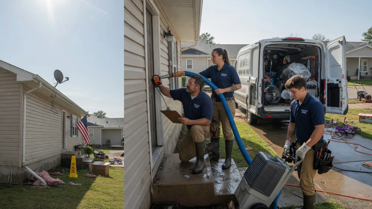 Ceiling Water Damage Restoration in Palmer, KS near me